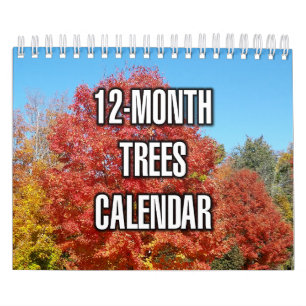 Calendario Árboles de 12 Meses