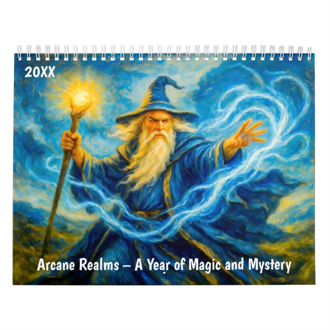 Calendario Arcane Realms – A Year of Magic and Mystery (Tapa)