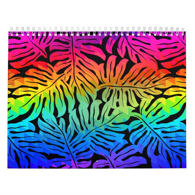 Calendario Arcoiris tropical (Tapa)