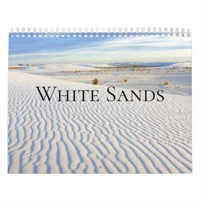 Calendario Arenas blancas (Tapa)