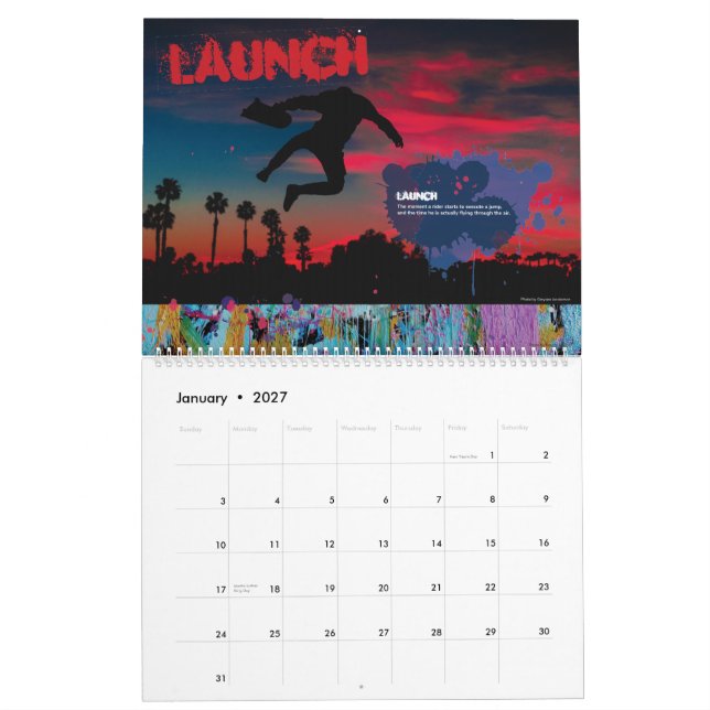 Calendario Argot Skateboarder (Jan 2027)