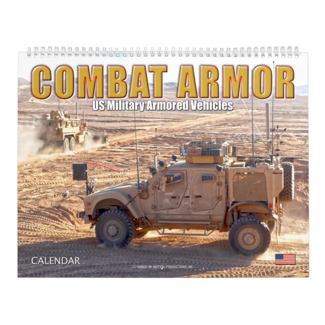 Calendario ARMADOR DE COMBATE - Vehículos blindados militares (Tapa)