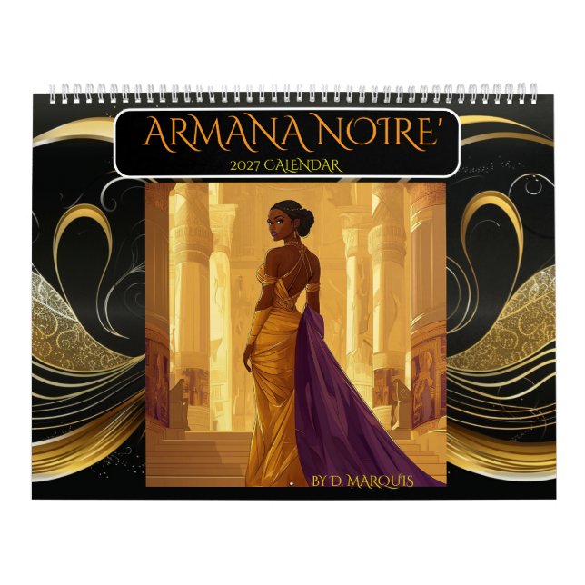 CALENDARIO ARMANA NOIRE' 2027 (Tapa)