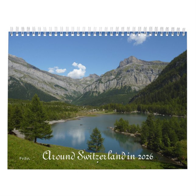 Calendario around Switzerland in 2026 (Tapa)