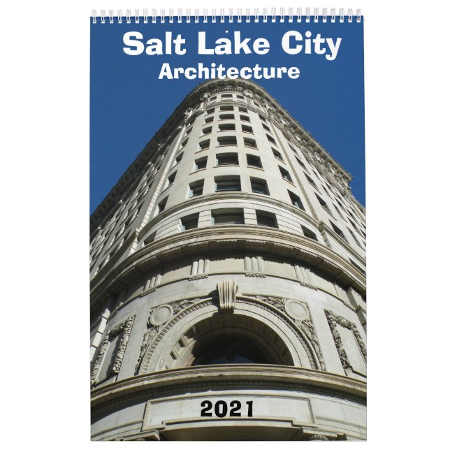 Calendario arquitectónico de Salt Lake City - 2021 (Tapa)