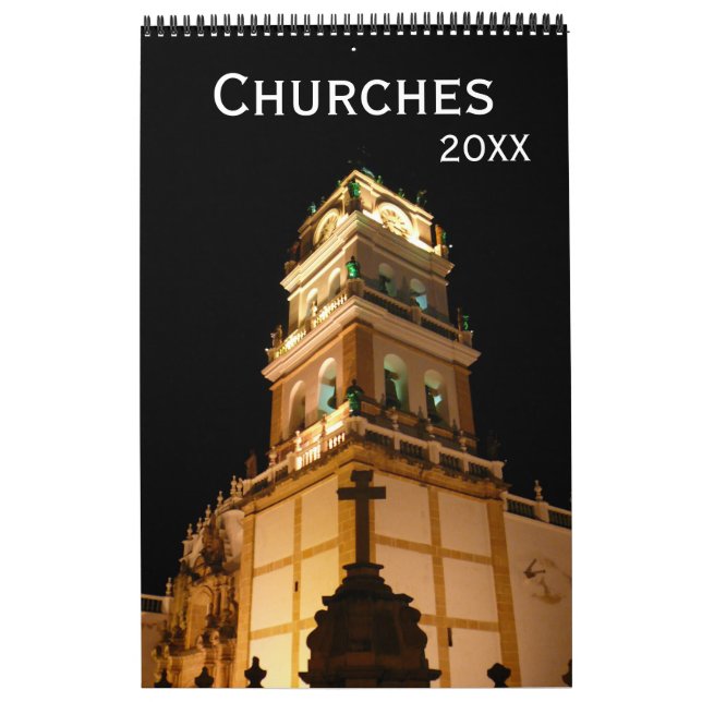 Calendario arquitectura de iglesia (Tapa)