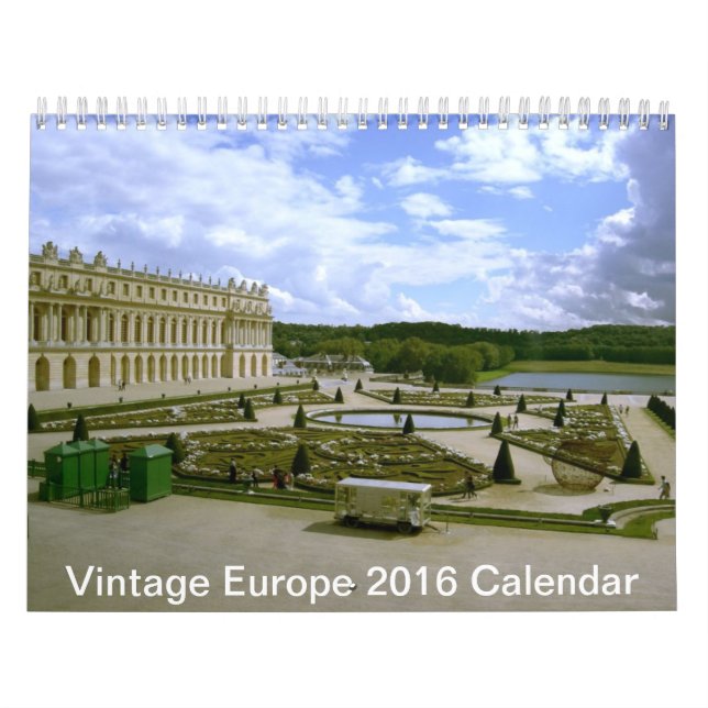 Calendario Arquitectura del paisaje de la vieja Europa Calend (Tapa)