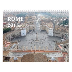 Calendario Arquitectura hermosa Roma Italia 2015 de los