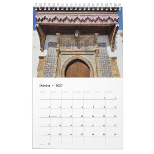 Calendario Arquitectura marroquí