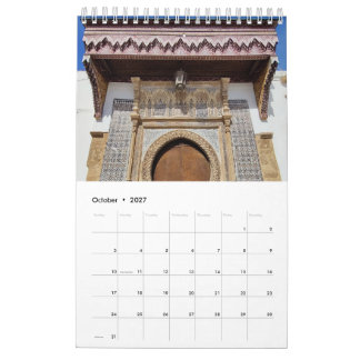 Calendario Arquitectura marroquí