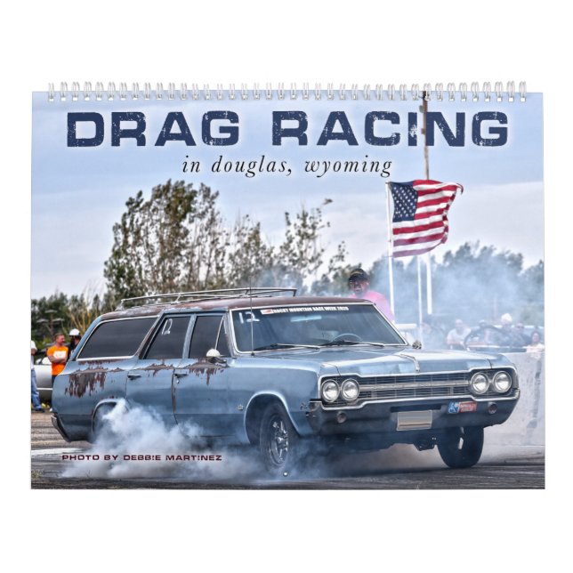 Calendario Arrastrar Carreras en Douglas, Wyoming (Tapa)