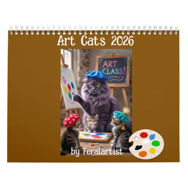 Calendario Art Cats Calendar (Tapa)