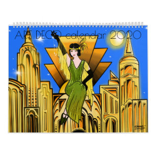 Calendario Art Déco 2020