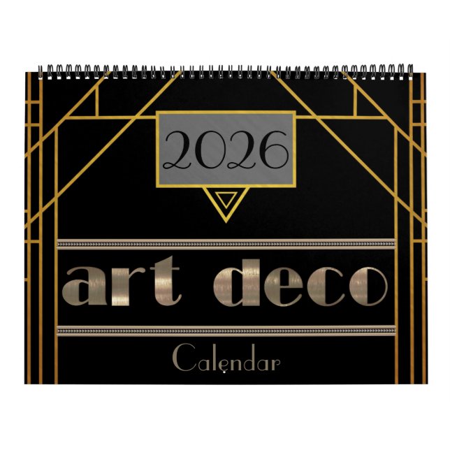 Calendario Art Déco de 2024 (Tapa)