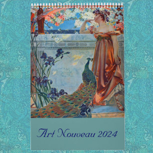 Calendario Art Nouveau 2024