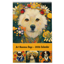 Calendario Art Nouveau Dogs – 2026 Calendar