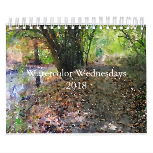 Calendario artanon #WatercolorWednesday