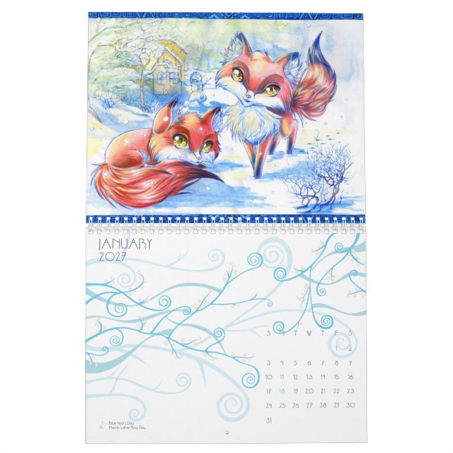 Calendario Arte 2014 del animado (Jan 2027)