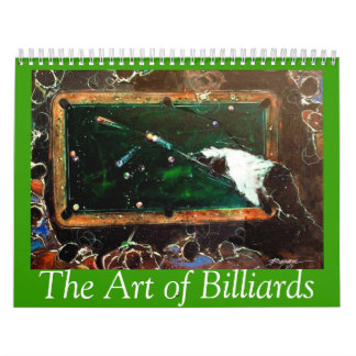 Calendario Arte 2015 de billares