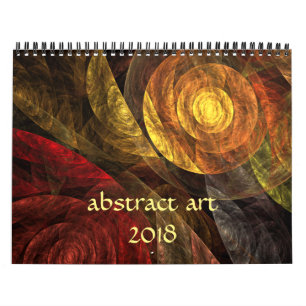 Calendario Arte abstracto moderno de 2018
