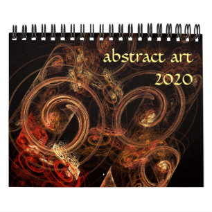 Calendario Arte abstracto moderno de 2020