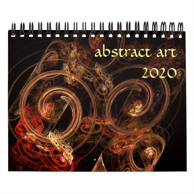 Calendario Arte abstracto moderno de 2020 (Tapa)