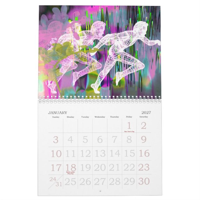 Calendario Arte africano (Jan 2027)