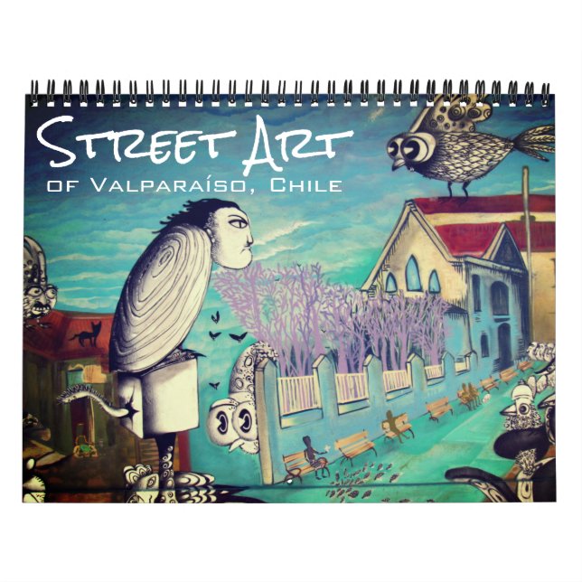 Calendario arte callejero de valparaíso 2025 (Tapa)