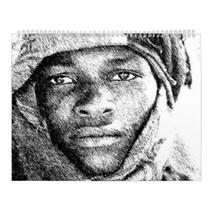 Calendario Arte contemporáneo y folclórico africano