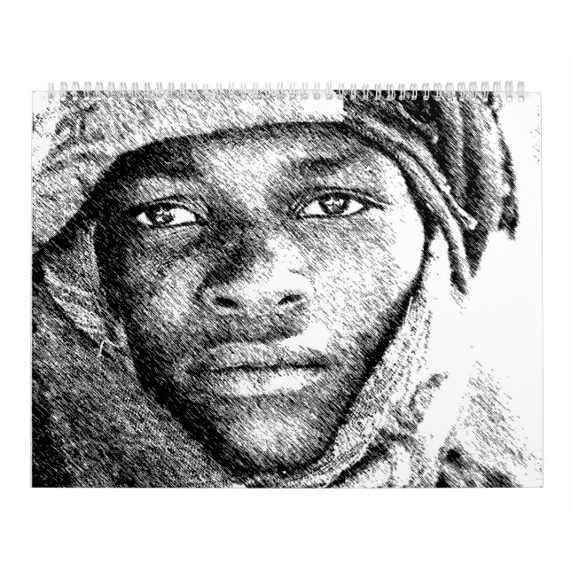 Calendario Arte contemporáneo y folclórico africano (Tapa)