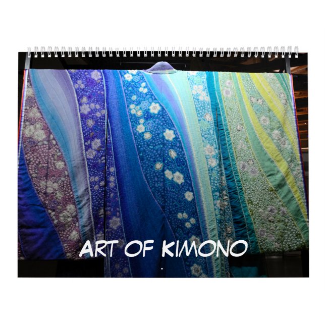 Calendario arte de 12 meses del kimono (Tapa)
