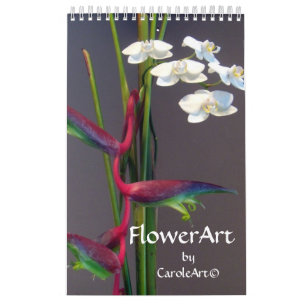 Calendario Arte de 2012 flores