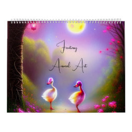 Calendario Arte de animales de fantasía para niños