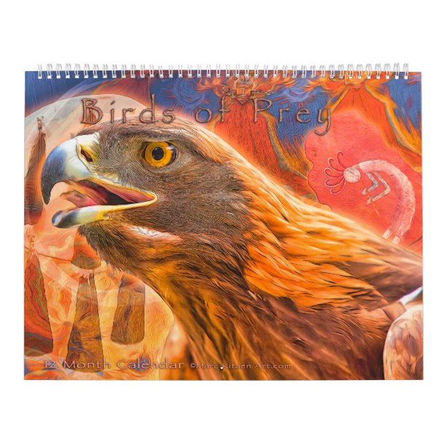 CALENDARIO ARTE DE AVES DE PRESA #1 (Tapa)