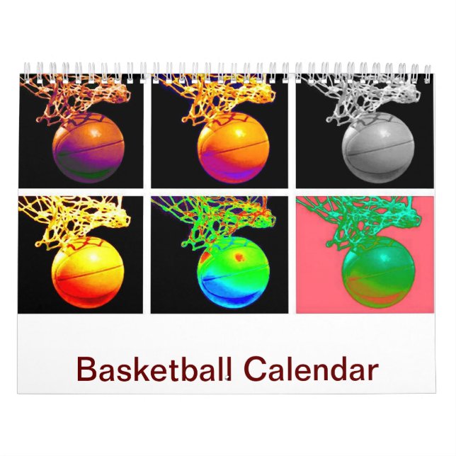 Calendario Arte de baloncesto (Tapa)