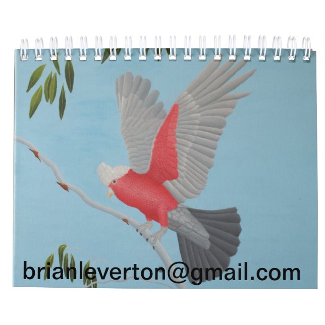 Calendario Arte de Brian L Art (Reverso)