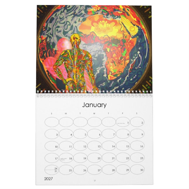 Calendario Arte de Digitaces de Karmym (Jan 2027)