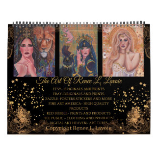 Calendario Arte de diosa por Renee L. Lavoie