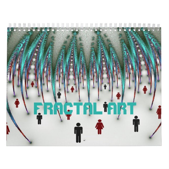 Calendario arte de fractal (Tapa)