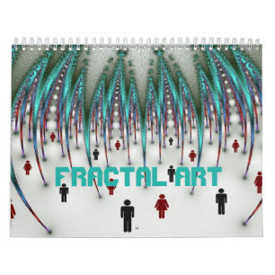 Calendario arte de fractal