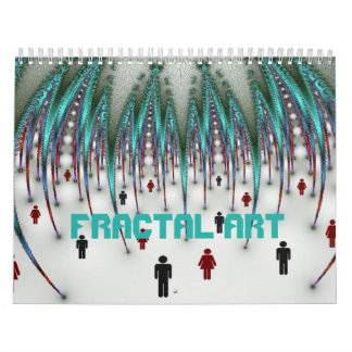 Calendario arte de fractal