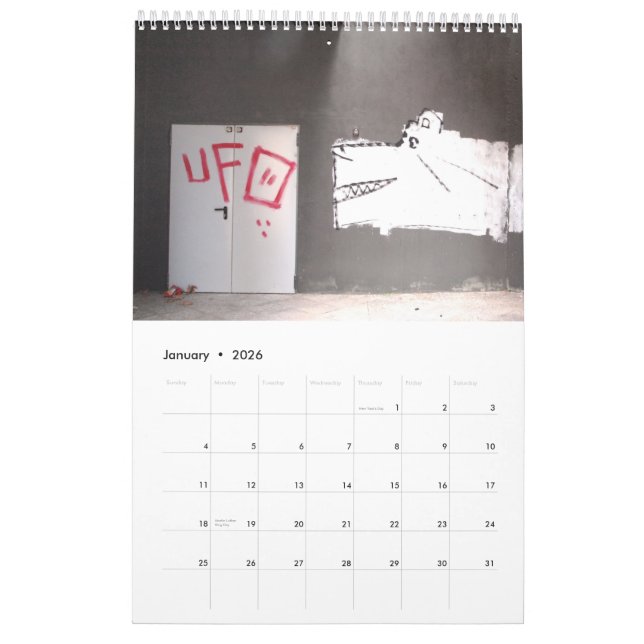 Calendario Arte de la CALLE (Jan 2026)