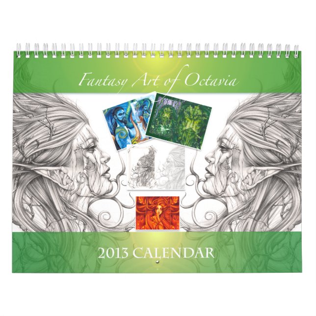 Calendario Arte de la fantasía de Octavia 2013 (Tapa)