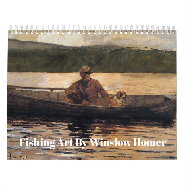 Calendario Arte de la pesca de Winslow Homer (Tapa)