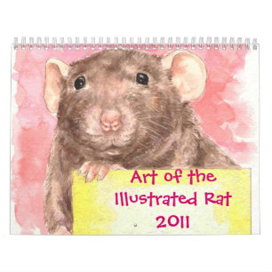 Calendario Arte de la rata ilustrada 2011