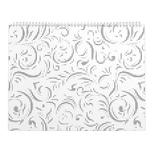 Calendario Arte de línea, canguro, fantasma (Tapa)