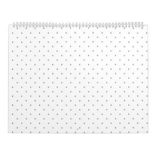 Calendario Arte de línea, Lilac blanco