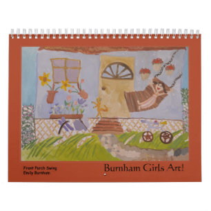 Calendario ¡Arte de los chicas de Burnham!