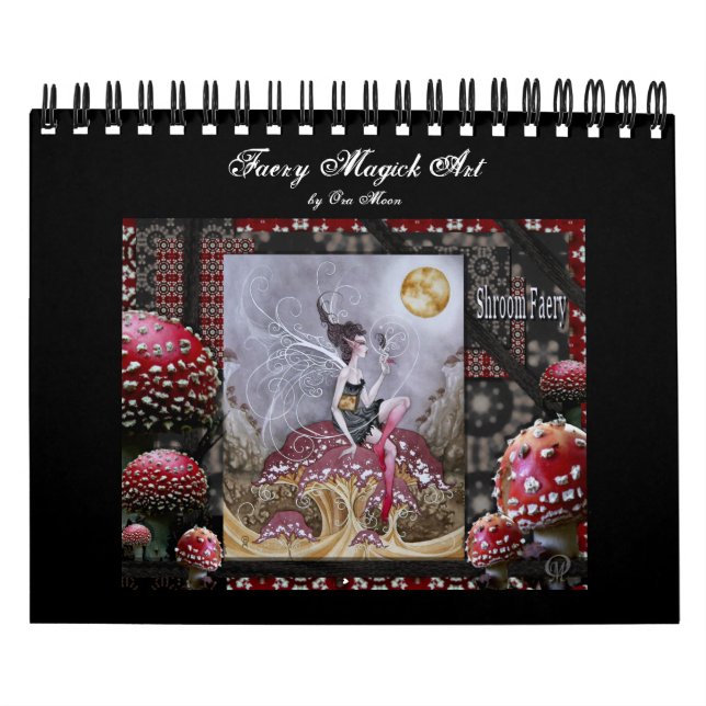 Calendario Arte de Magick del Faery (Tapa)