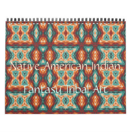Calendario Arte de patrón tribal indio americano 2027